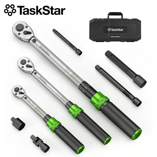1/4"&3/8"&1/2" Drive Click Torque Wrench Kit