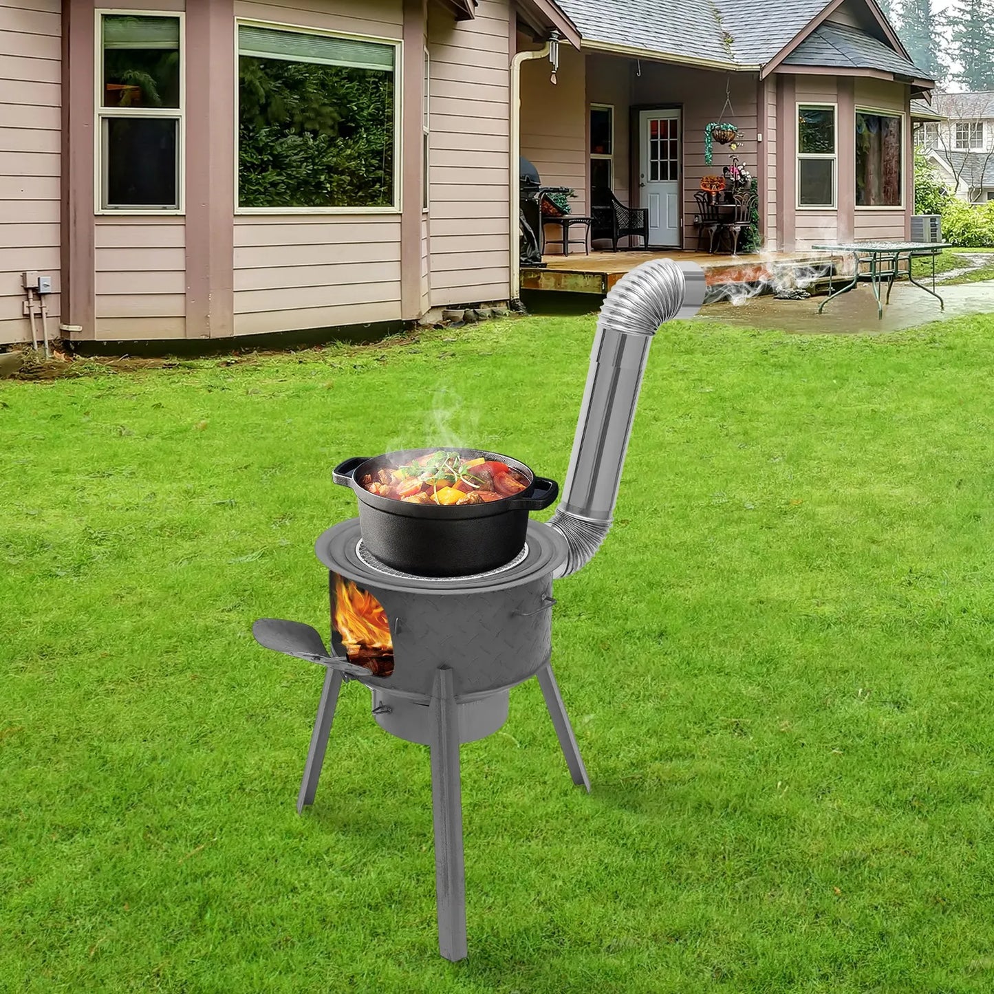 Wood Burning Stove, Camping