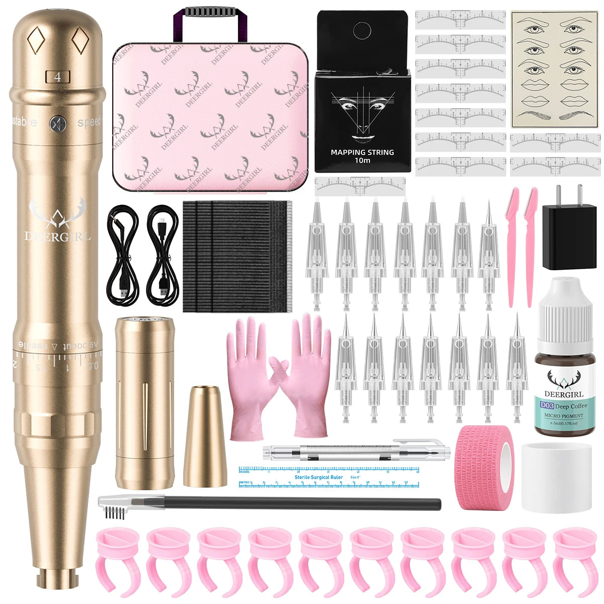 Wireless Permanent Makeup Machine Kit