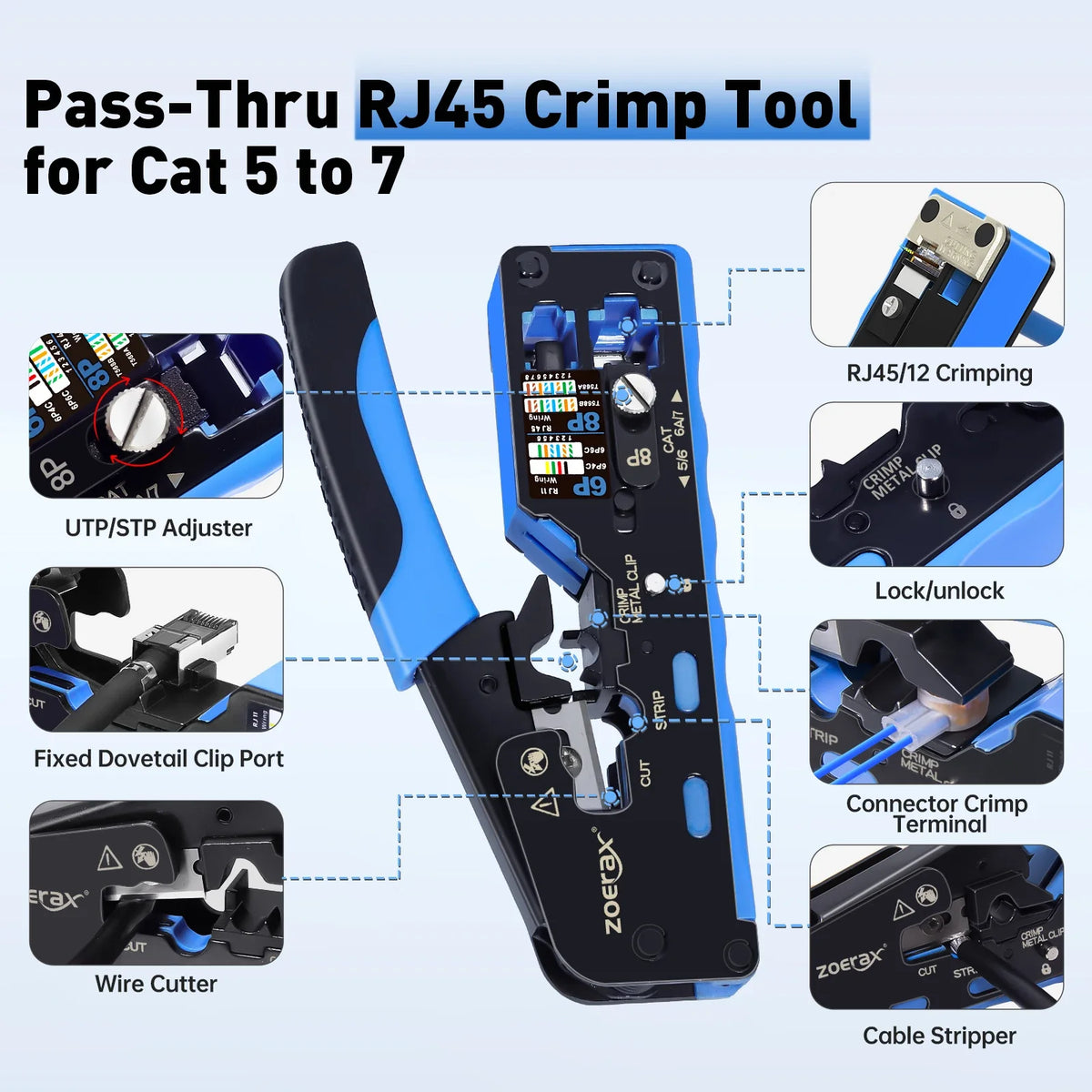 RJ45 Crimper Tool Kit