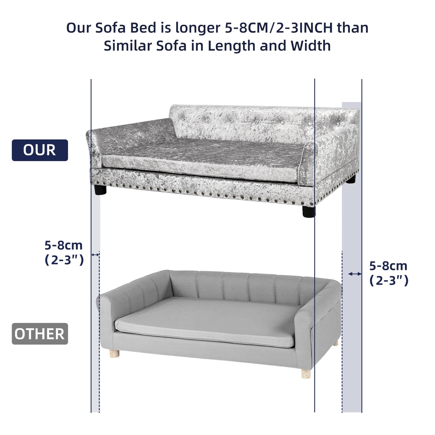 Extra Large Dog Sofa Couch Bed