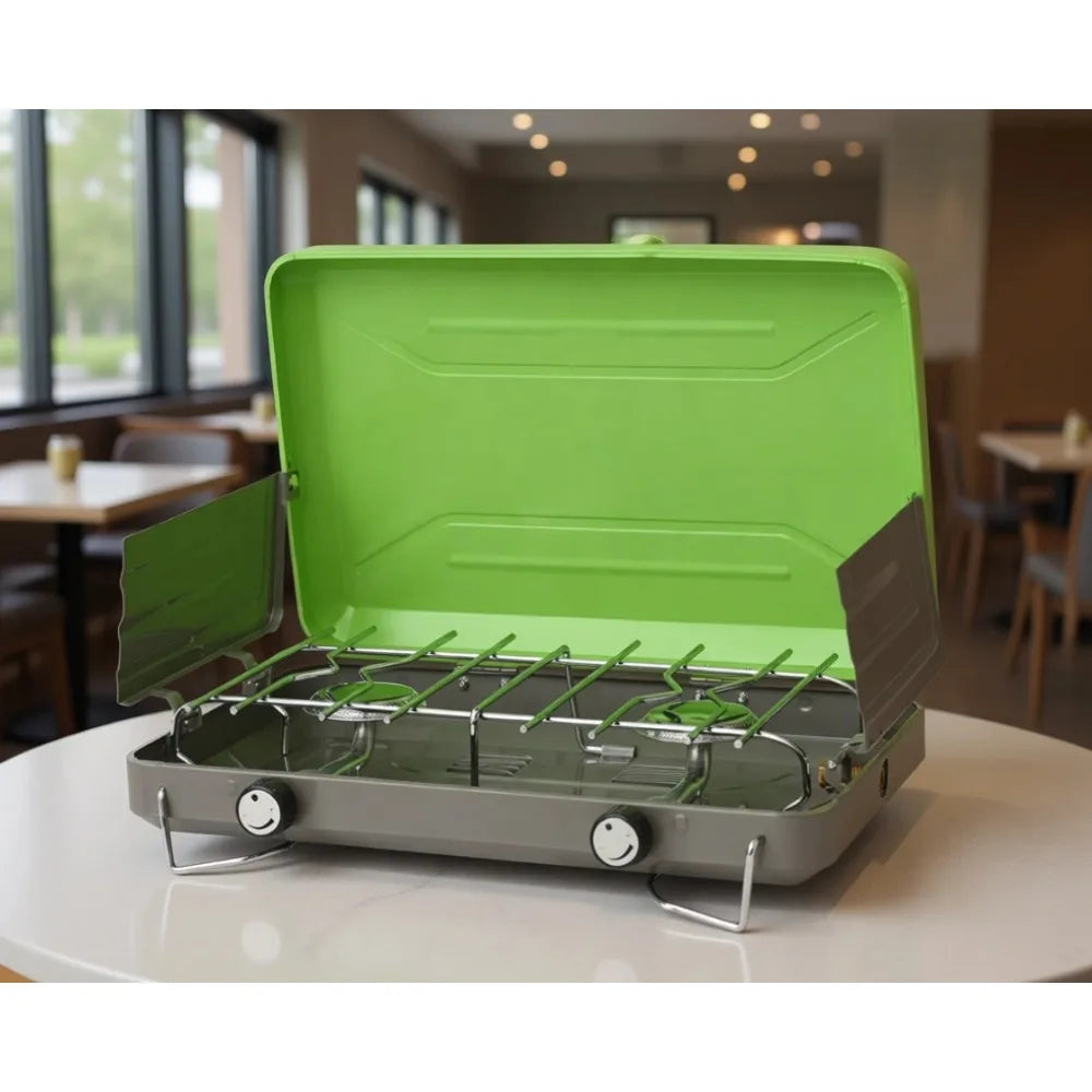 Dual Burner Portable Camping Stove