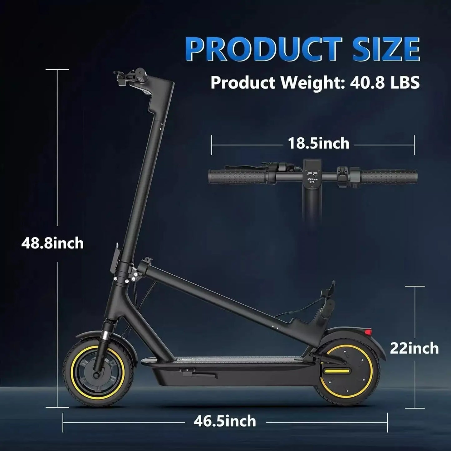 Electric Scooter 500W 22MPH
