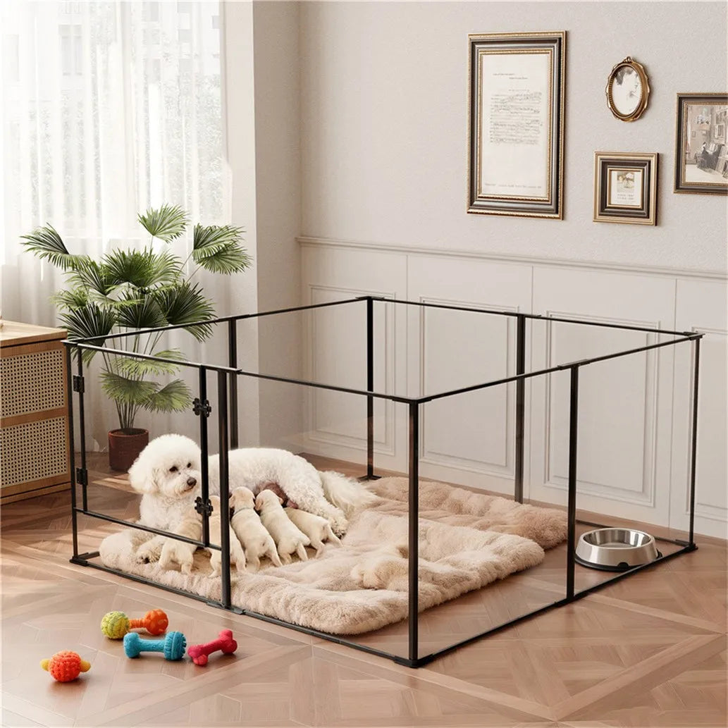 Large Acrylic Dog Playpen Enclosure
