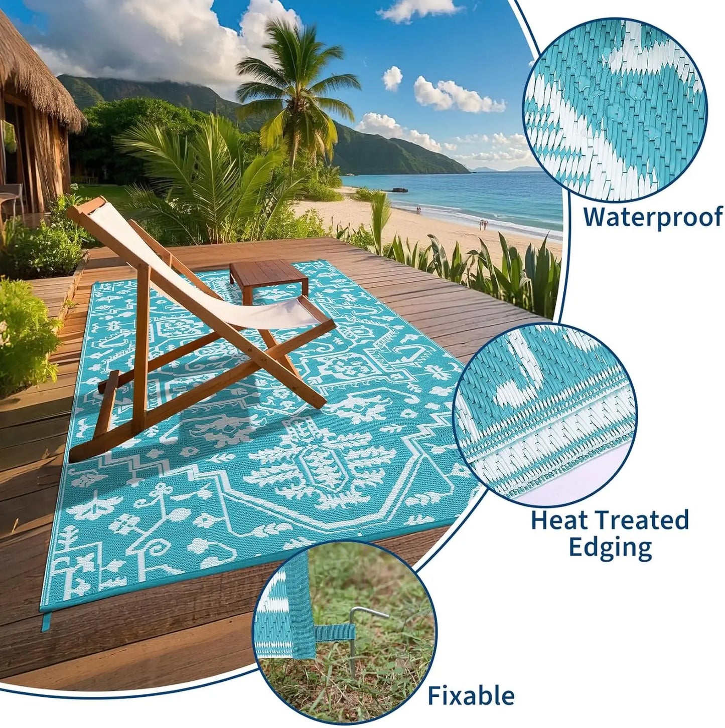 Waterproof Outdoor Area Rug