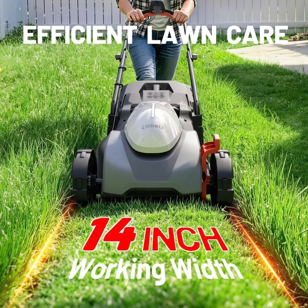 14 Inch Cordless Lawn Mower
