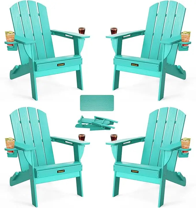 Folding Adirondack Chair Set of 4