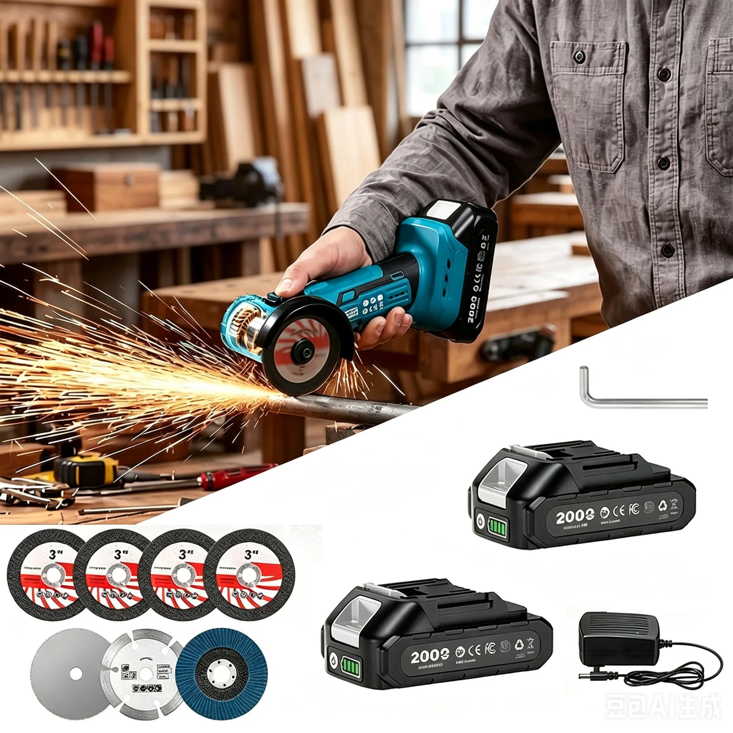 3 Inch Angle Grinder 19000 RPM