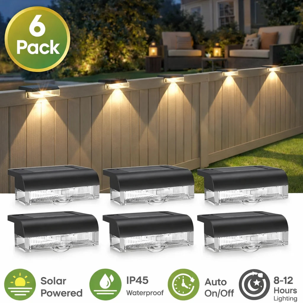 Outdoor Solar Fence Lights
