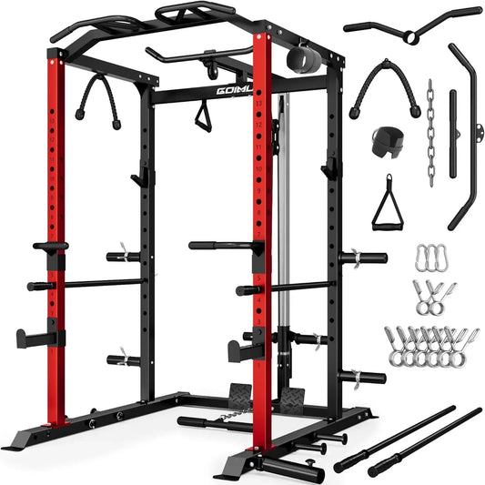 Power Cage, 2000LBS Squat Rack , Weights not included