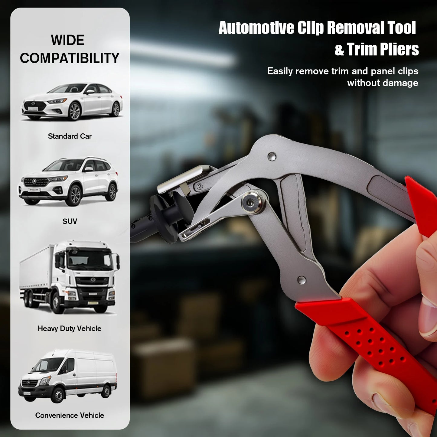 Car Clip Pliers with 40PCS Auto Fastener Clips