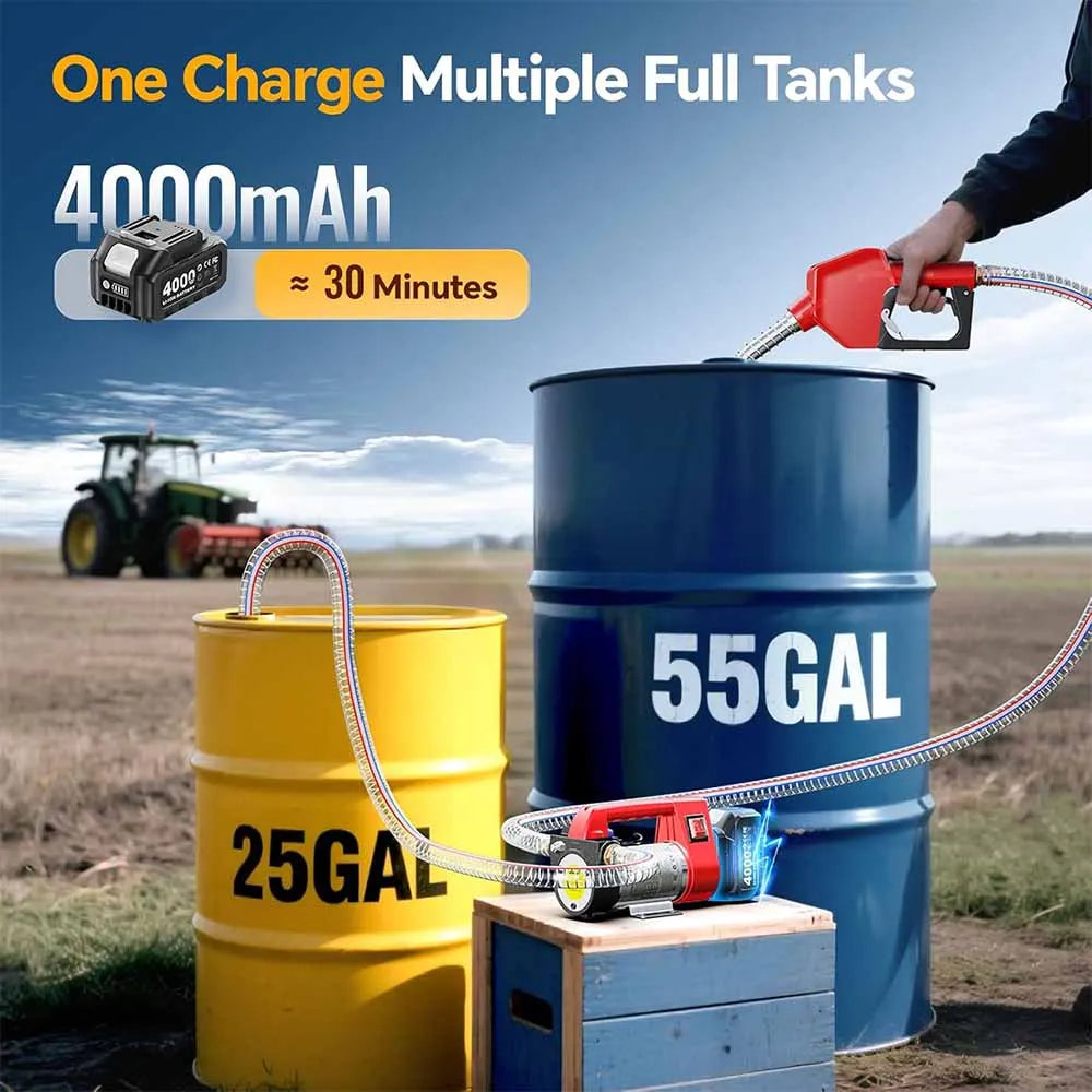 Cordless Fuel Transfer Pump
