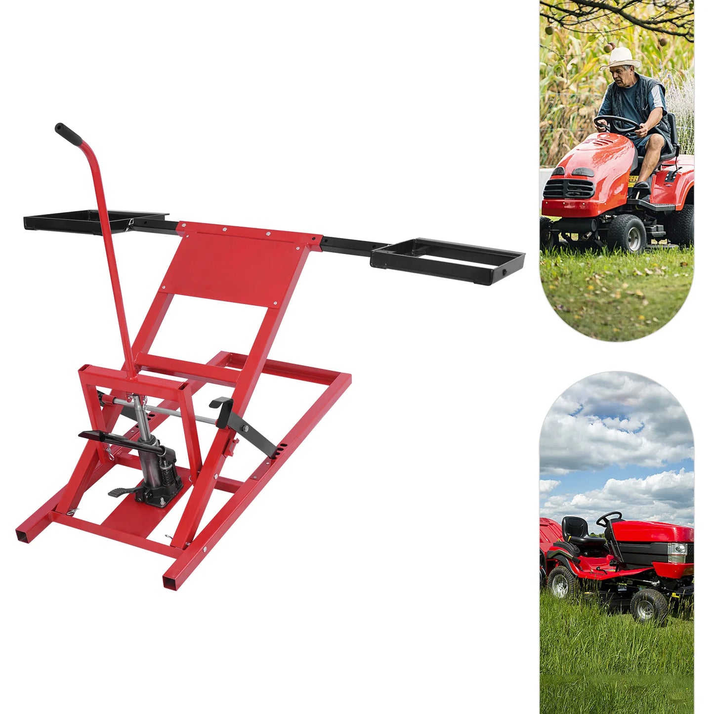 Lawn Mower Lift 500lbs Hydraulic