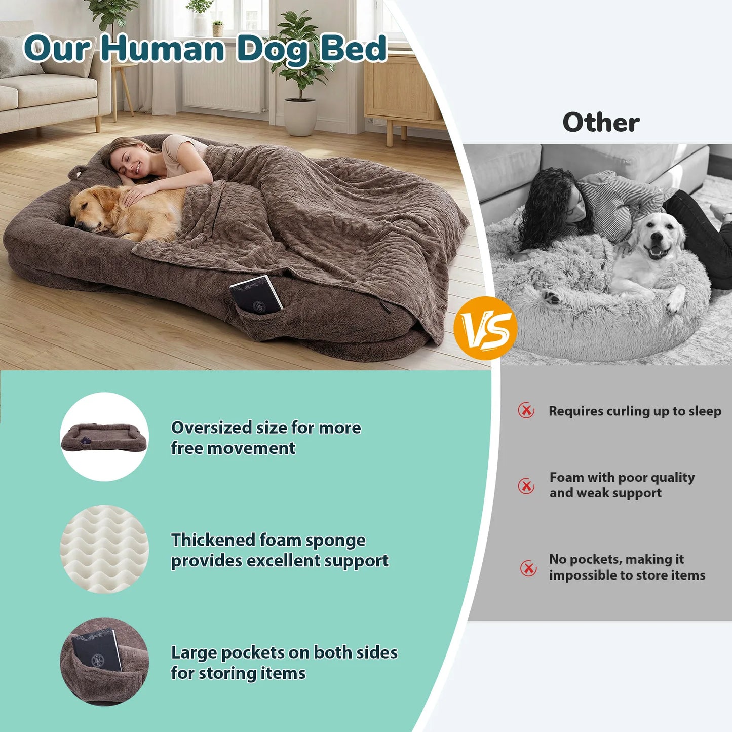 Human Dog Bed