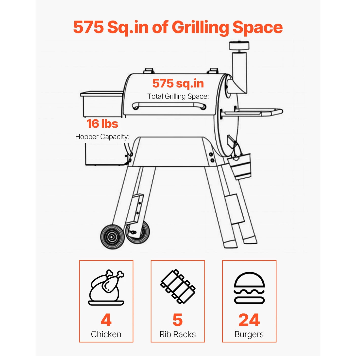Wood Pellet Grill Smoker
