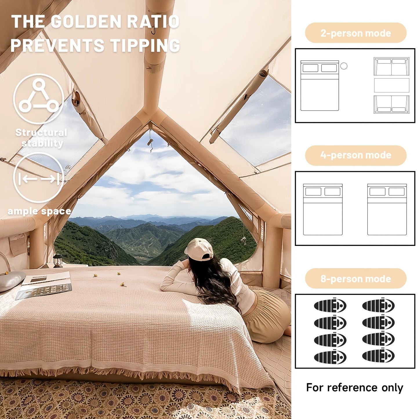 Large Inflatable Camping Tent