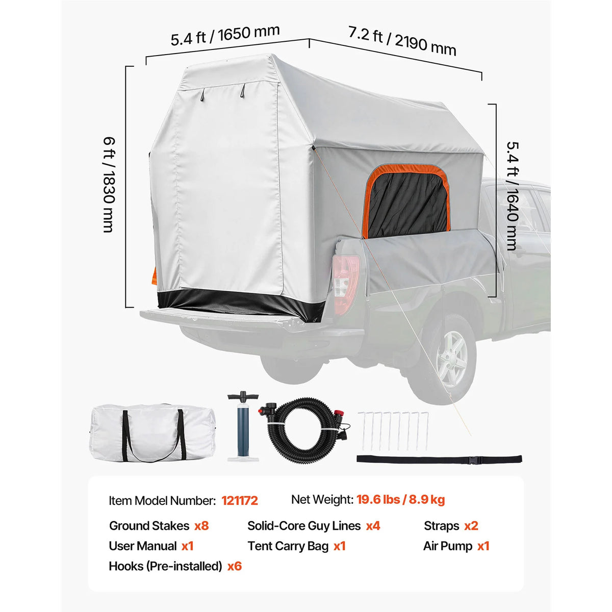Inflatable SUV Tent with Awning