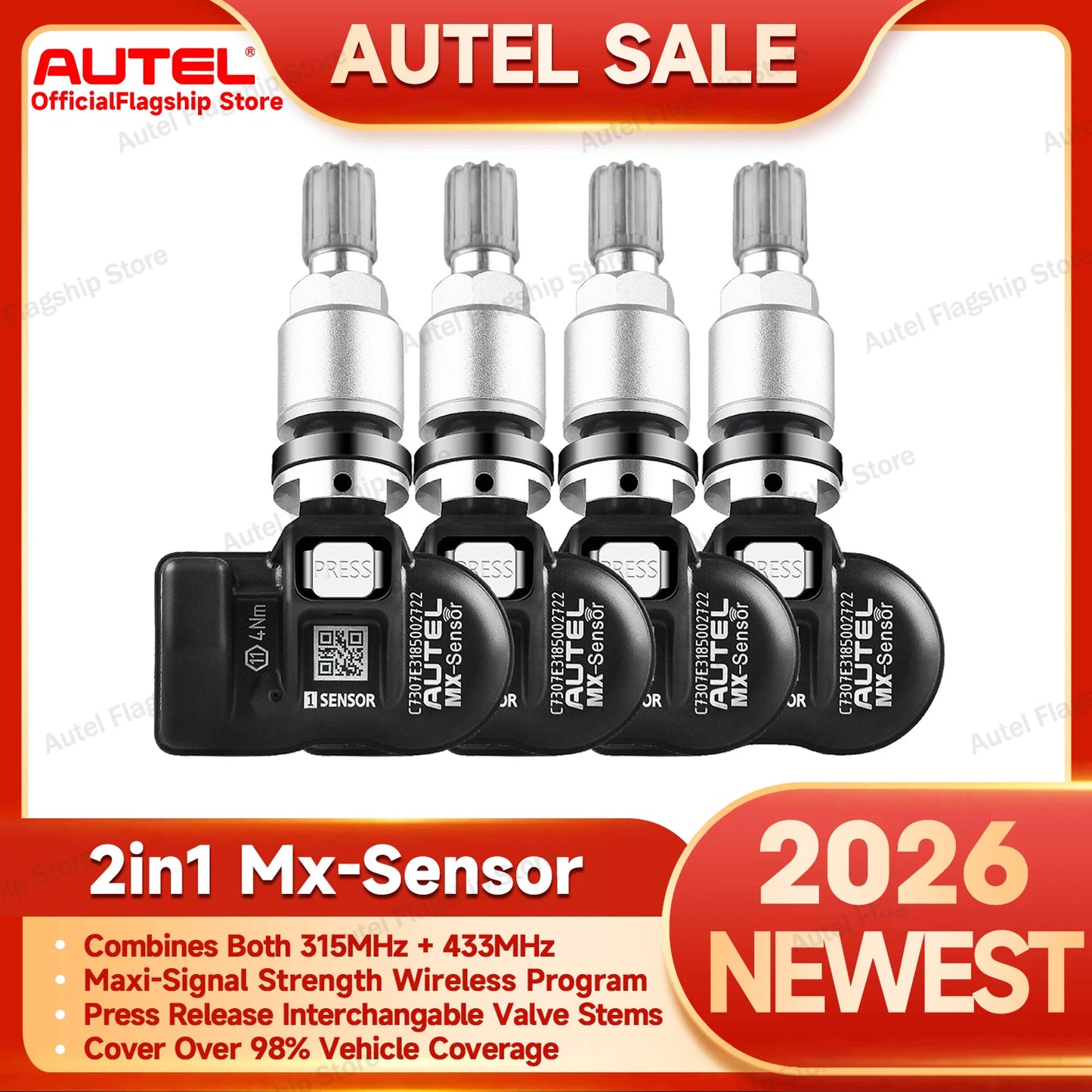 TPMS Mx-Sensor Tire Repair Tool Autel TS501 TS508 Pad Programmer