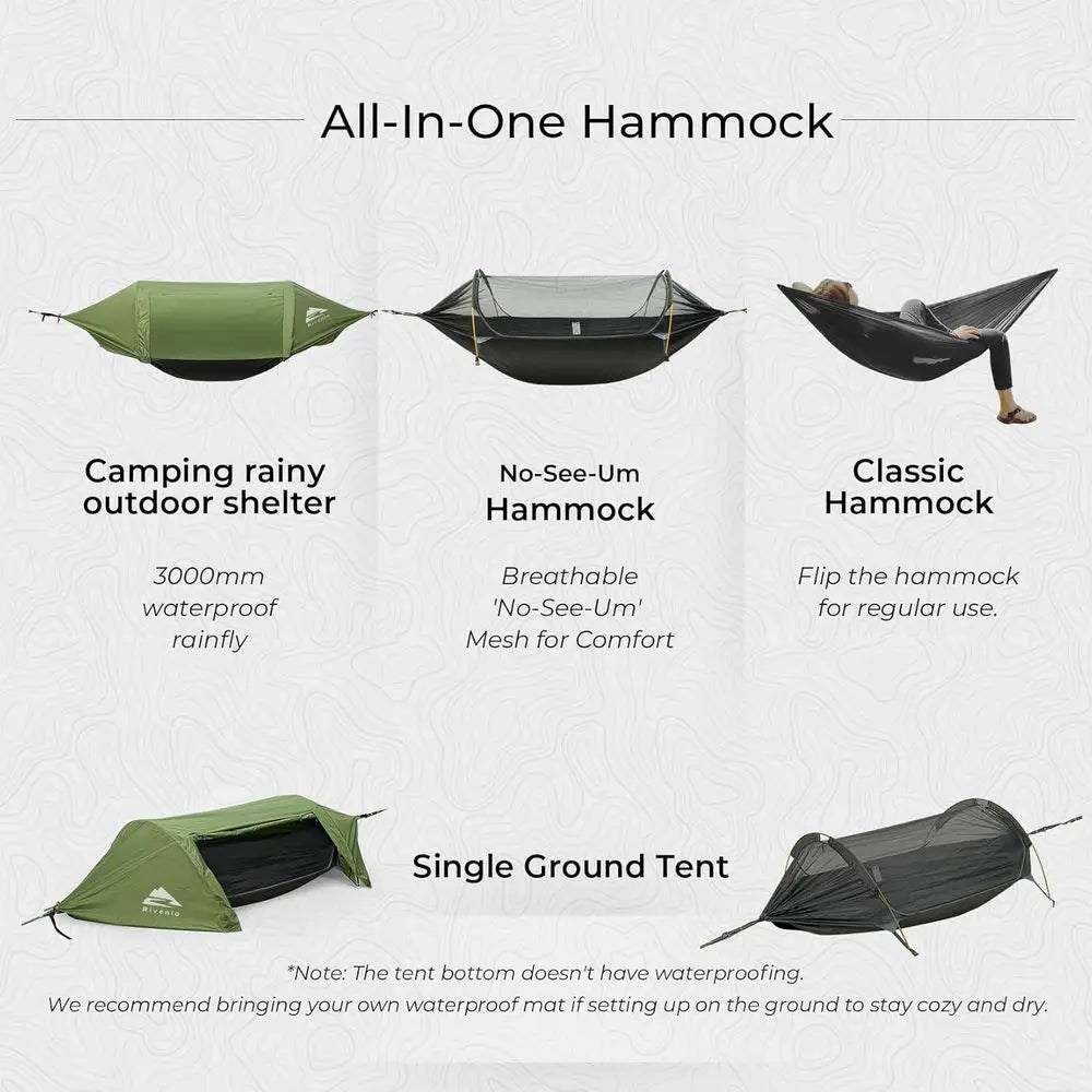 Camping Hammock Tent with Mosquito Net