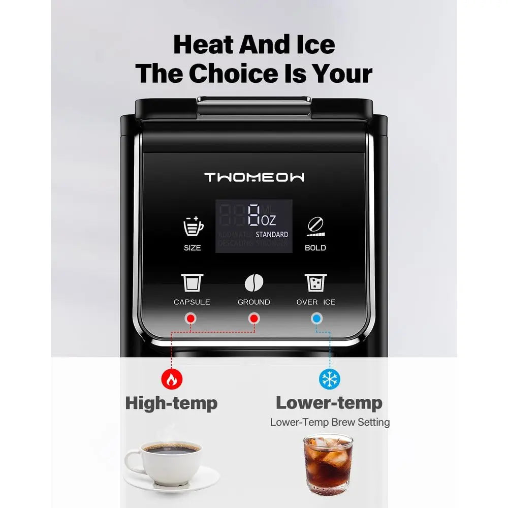 Hot & Iced Single Serve Coffee Maker
