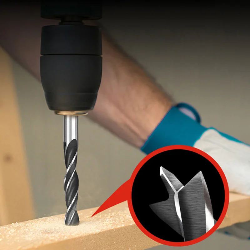 Three Pointed Woodworking Drill Bit Set