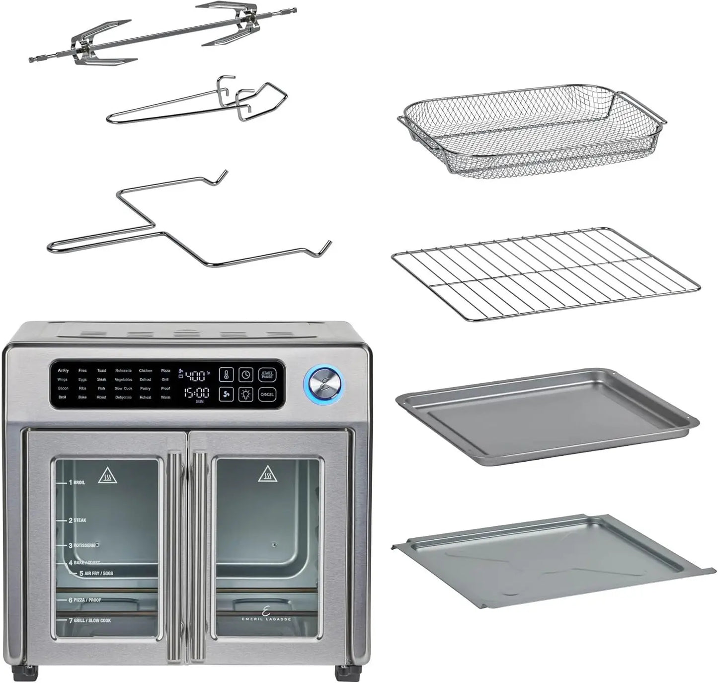 French Door Air Fryer Toaster Oven Combo