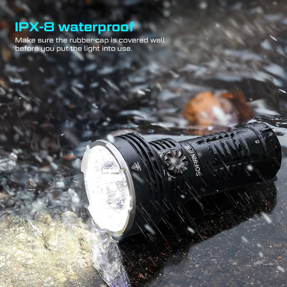 LED Flashlight Powerful 12000lm