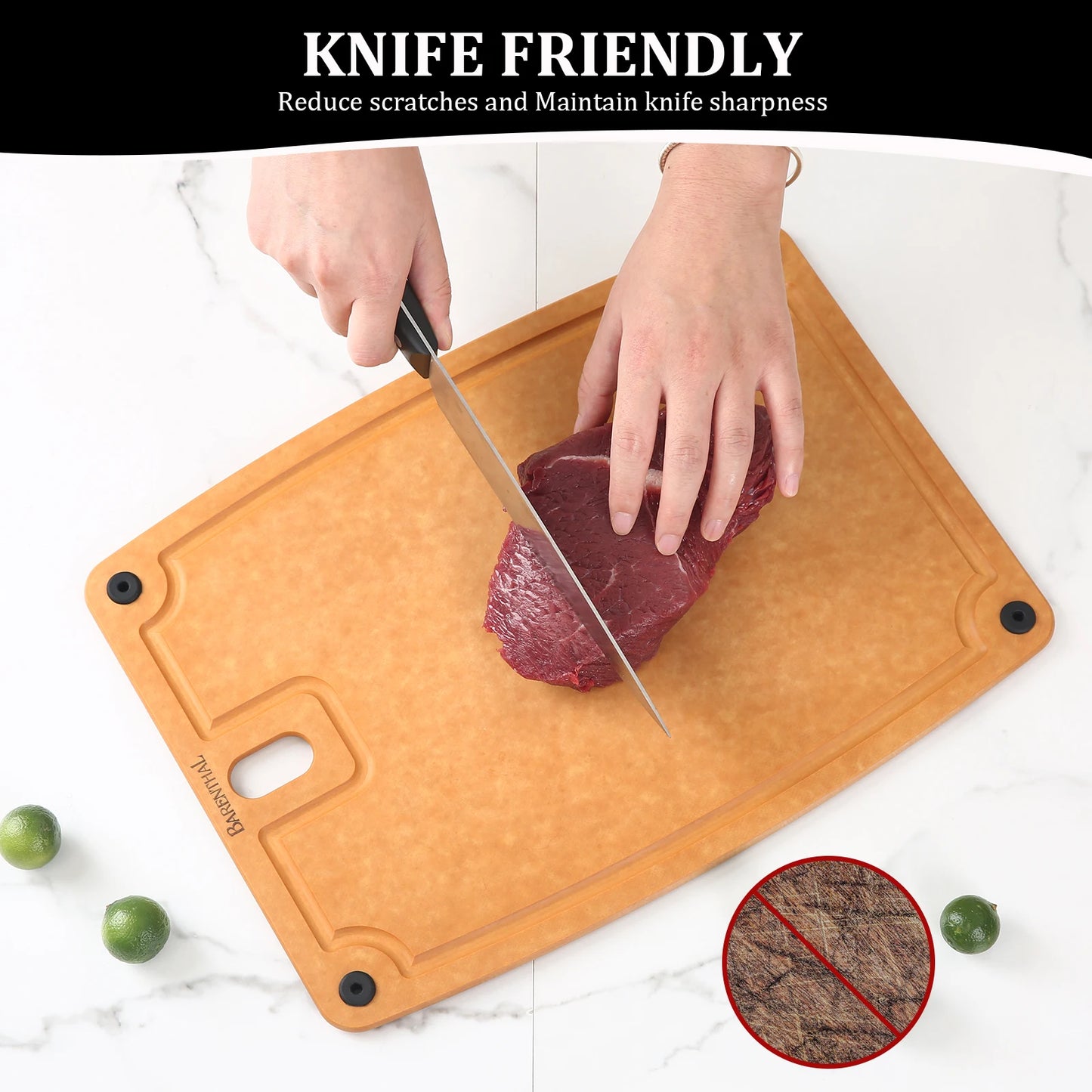 2pk Pine fiber Cutting Board