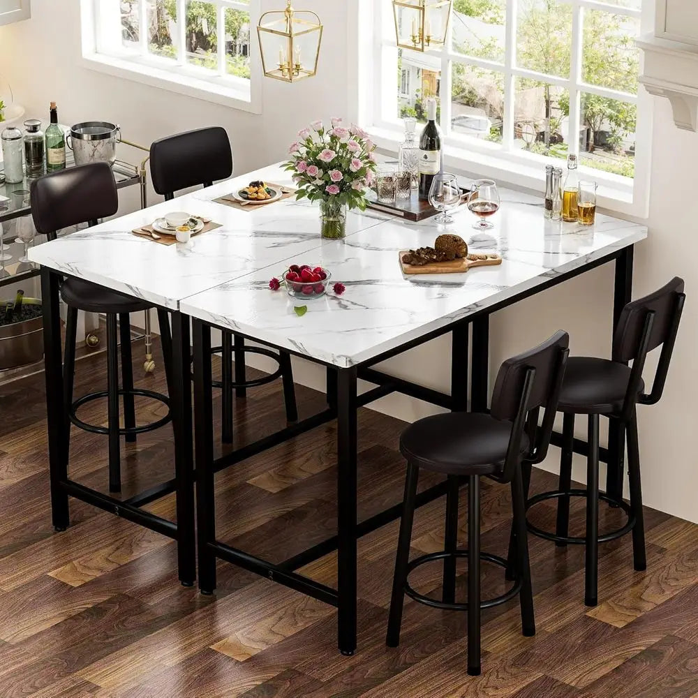 3-Piece Bar Table Set with Stools