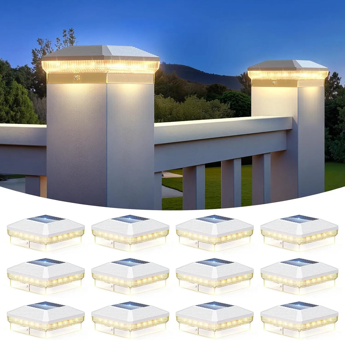 Solar Post Cap Lights