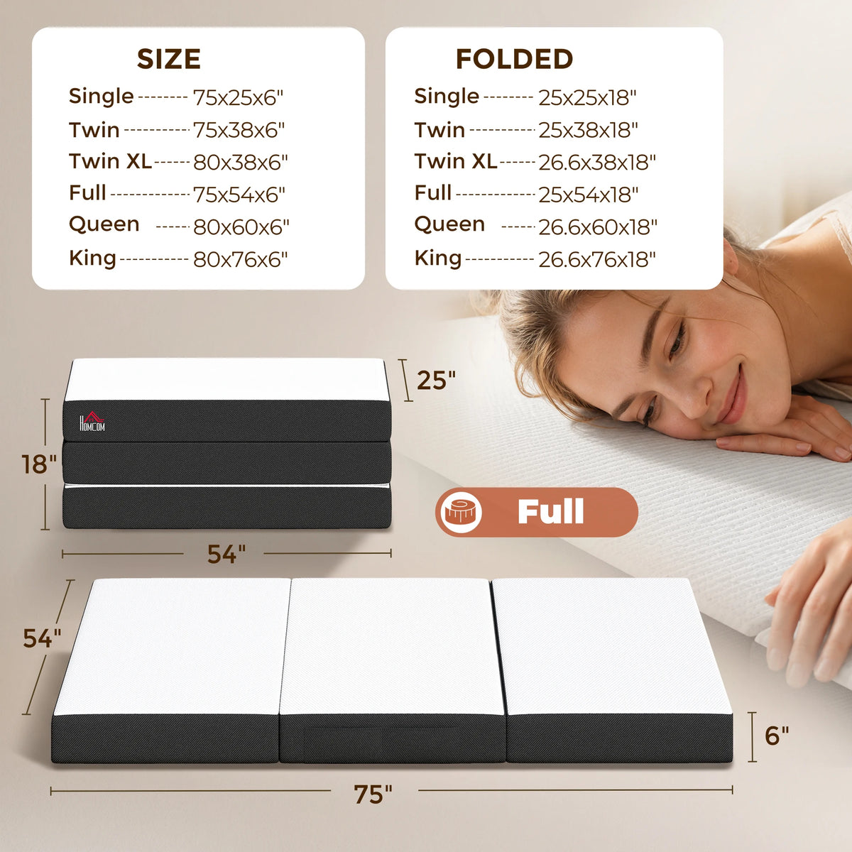 Trifold Mattress