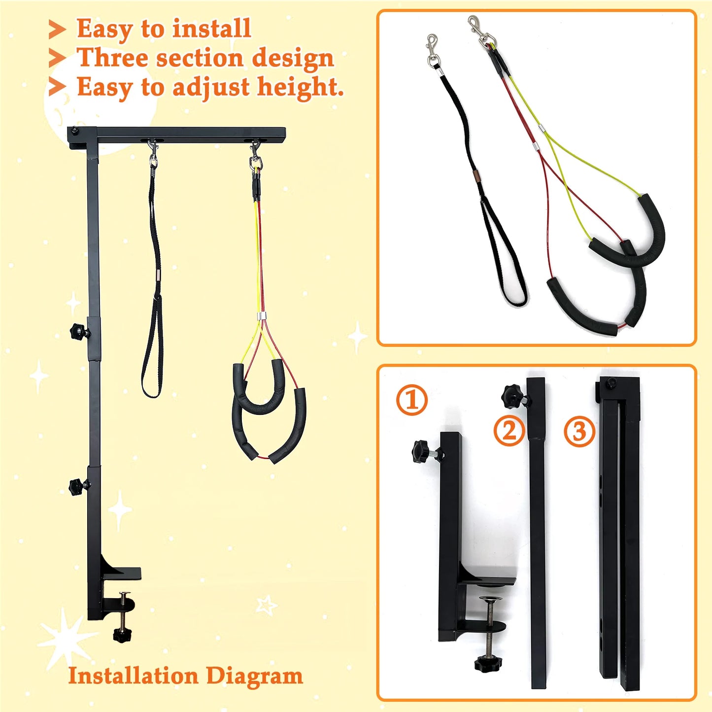 Dog Grooming Table Arm Height Adjustable