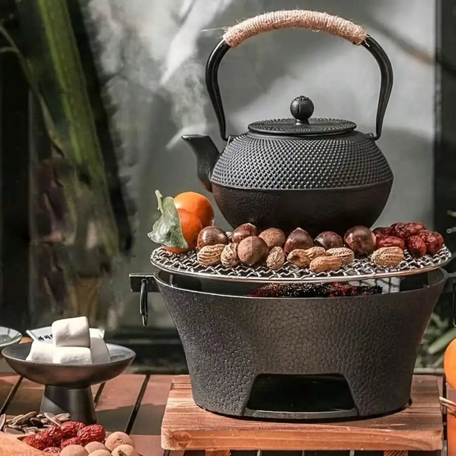 Cast Iron Charcoal Burner Grill
