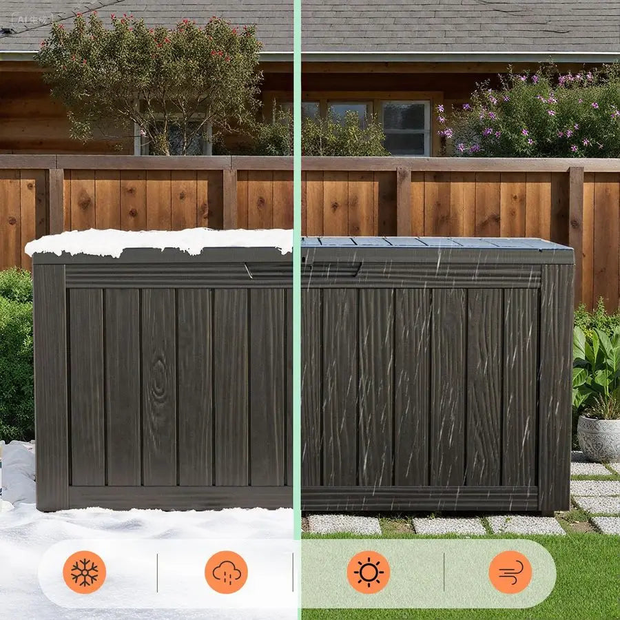 75 Gallon Outdoor Storage Box Waterproof