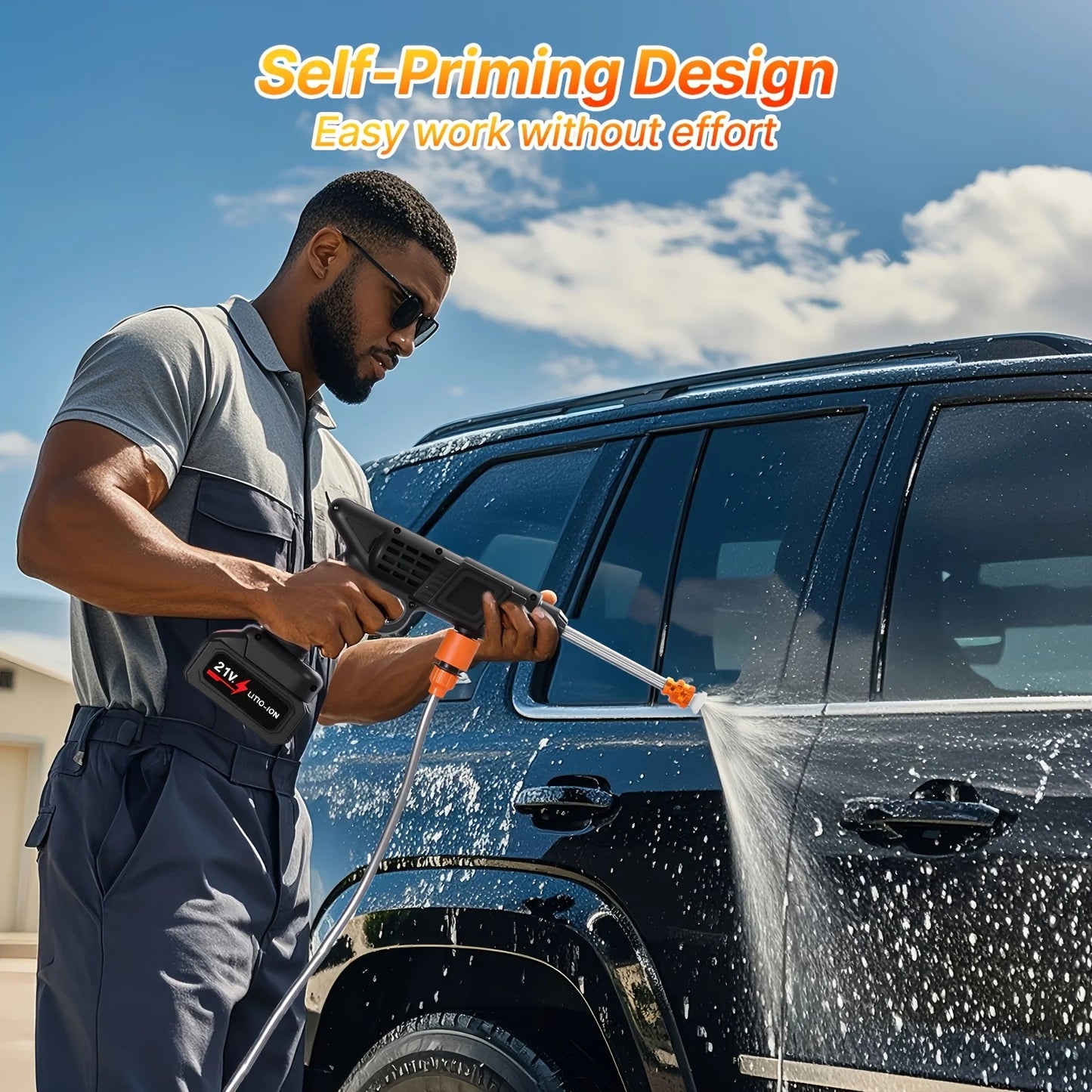 High-pressure Electric Car Washing Tool.