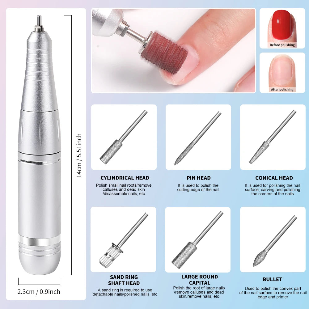 45000RPM Professional Nail File