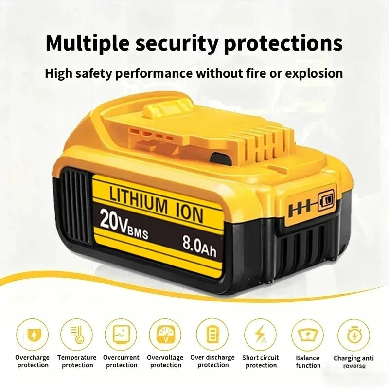 20V 12.0Ah MAX Battery / Charger For DeWalt