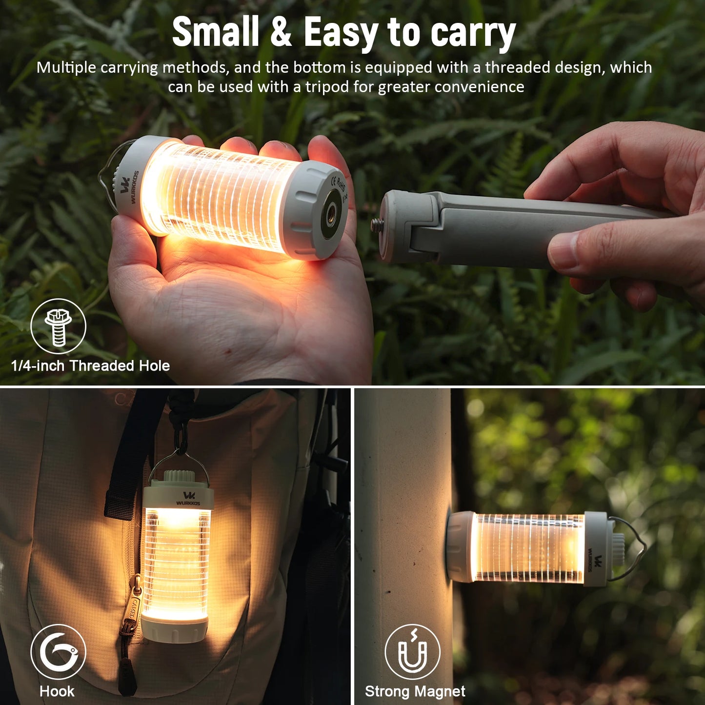 Camping Lantern 550LM Rechargeable