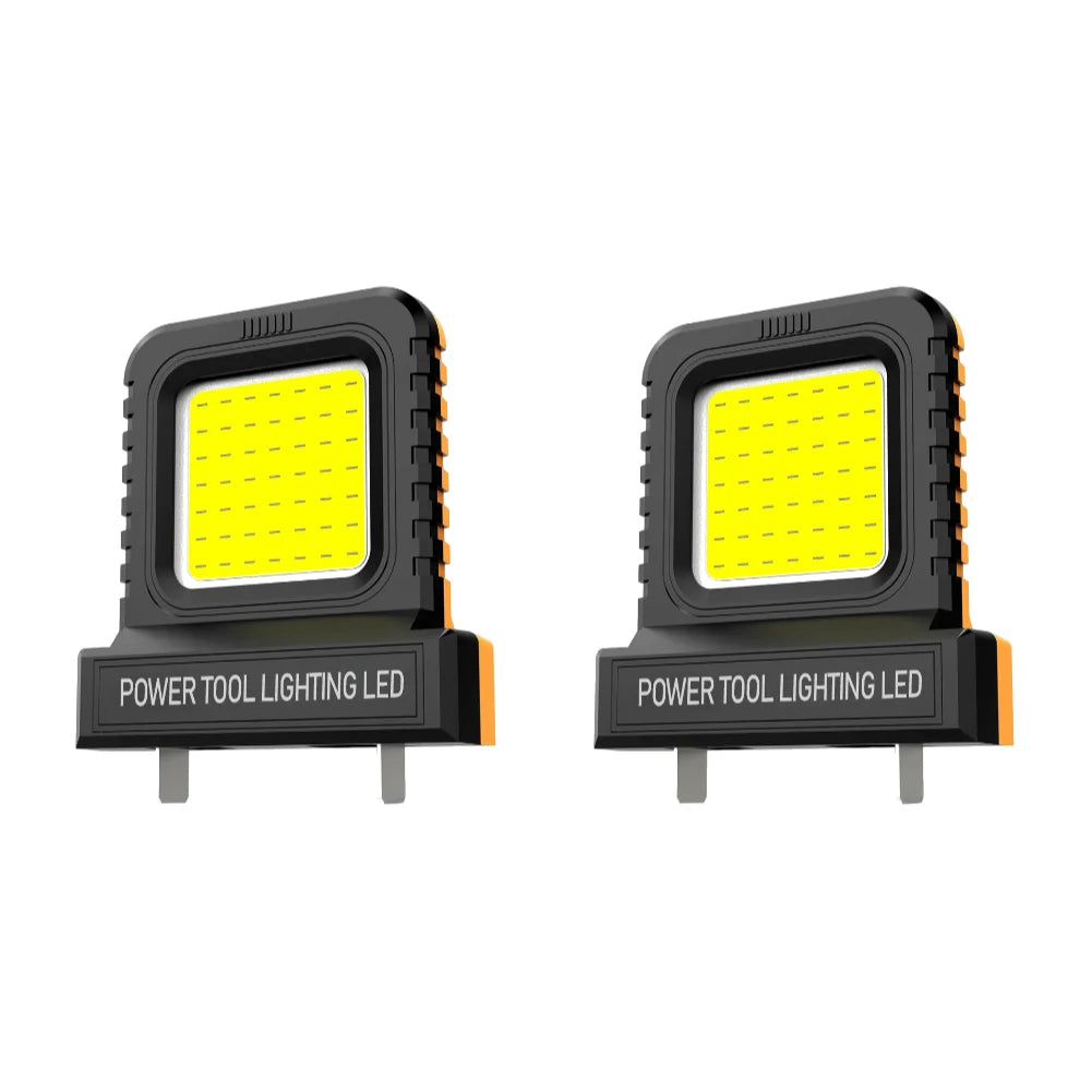 LED Work Light for Makita,Milwaukee,Dewalt,Bosch ,20V-21V Li-ion Battery