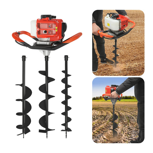2.3HP Earth Auger Kit Post Hole Digger