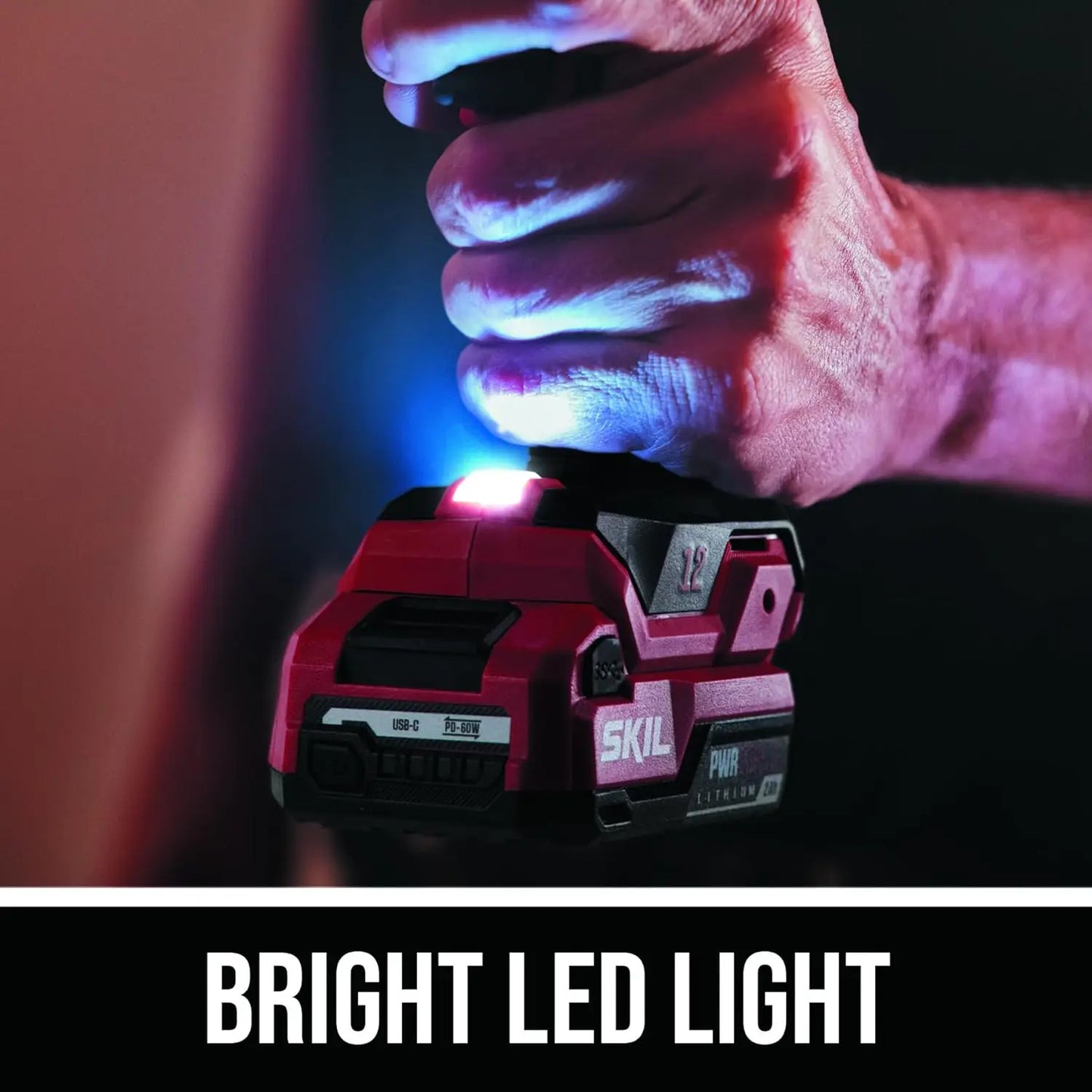 12V Brushless Cordless with 2.0Ah USB-C Battery and 20W Charger