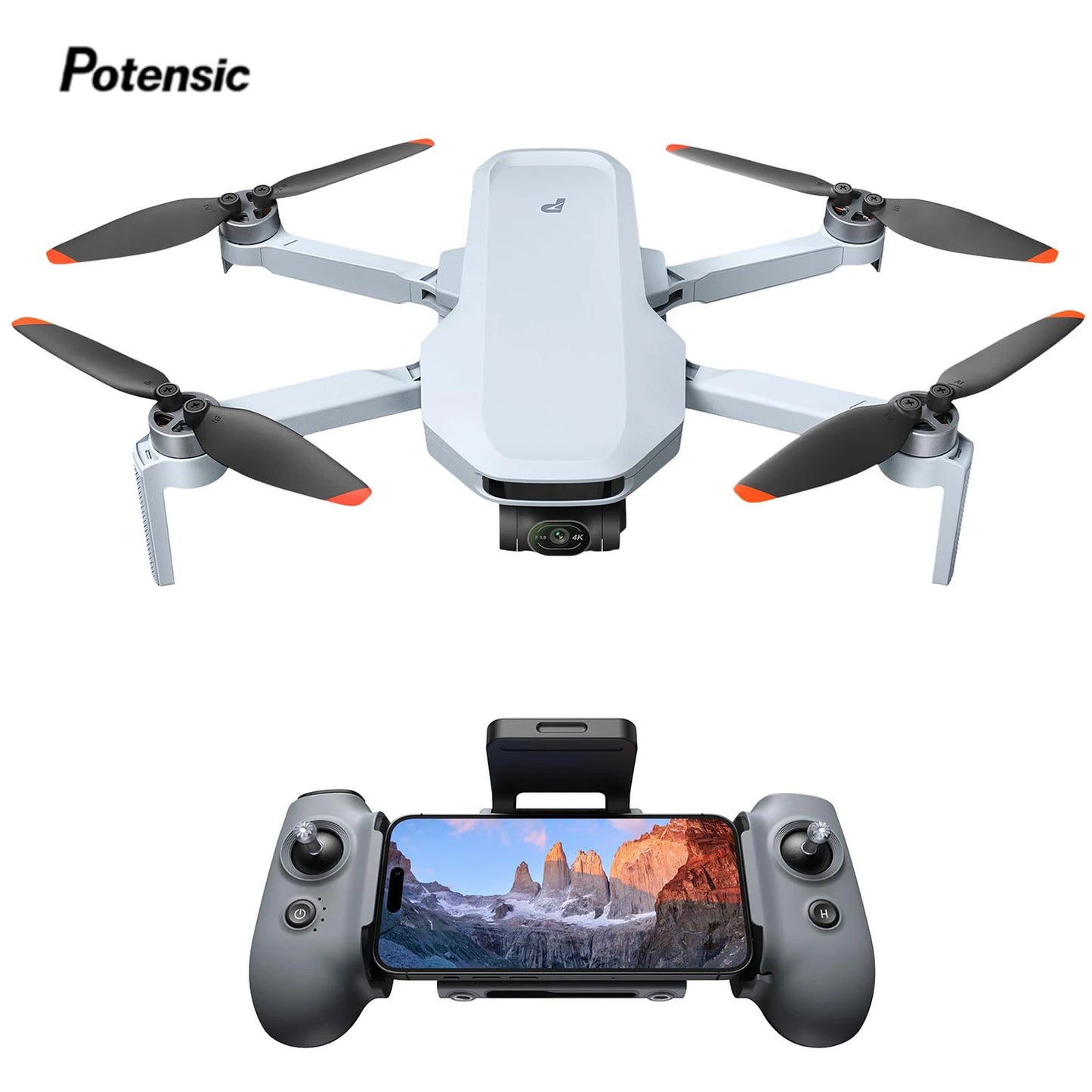 Camera Drone, 4K HDR Video, 3-Axis Gimbal