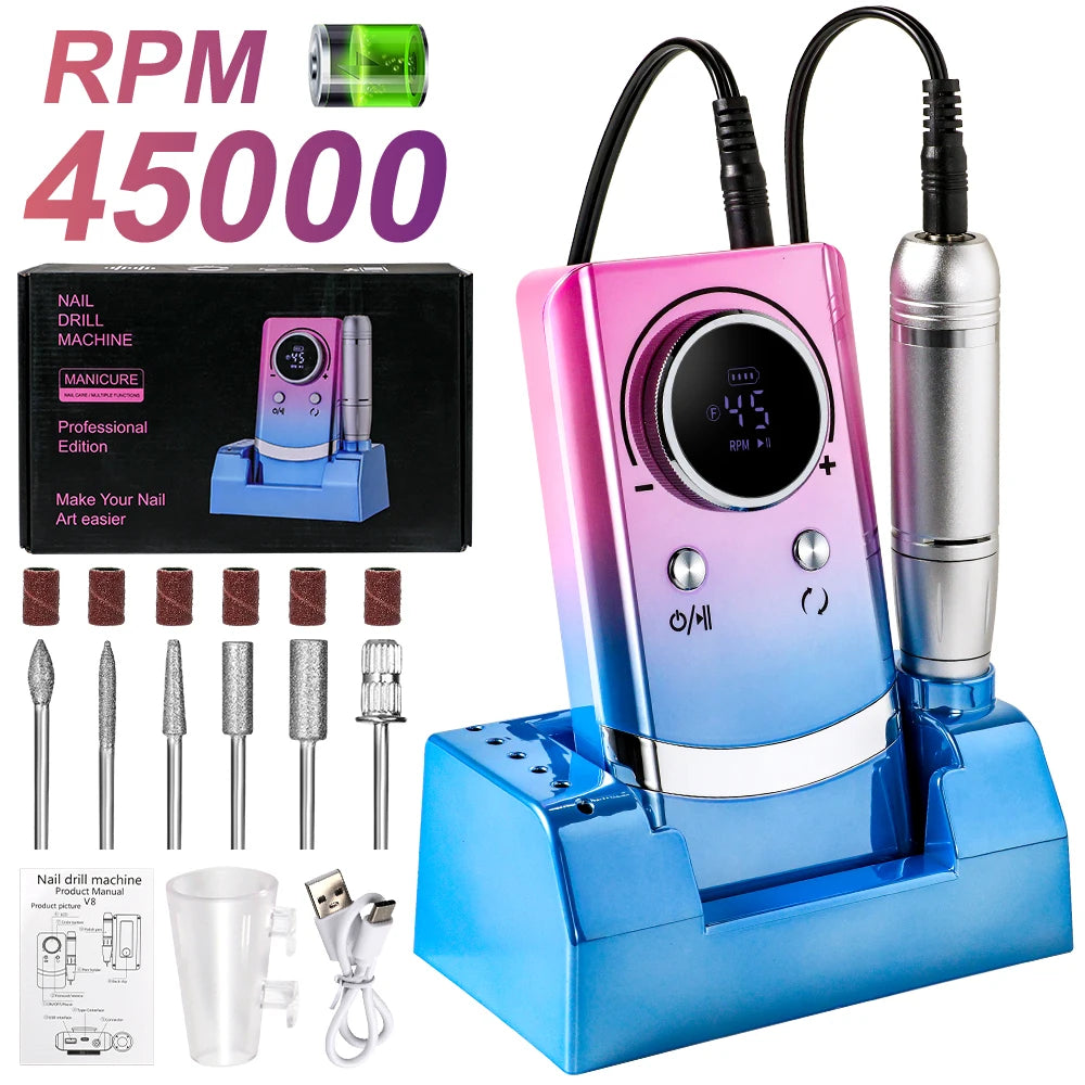 45000RPM Professional Nail File
