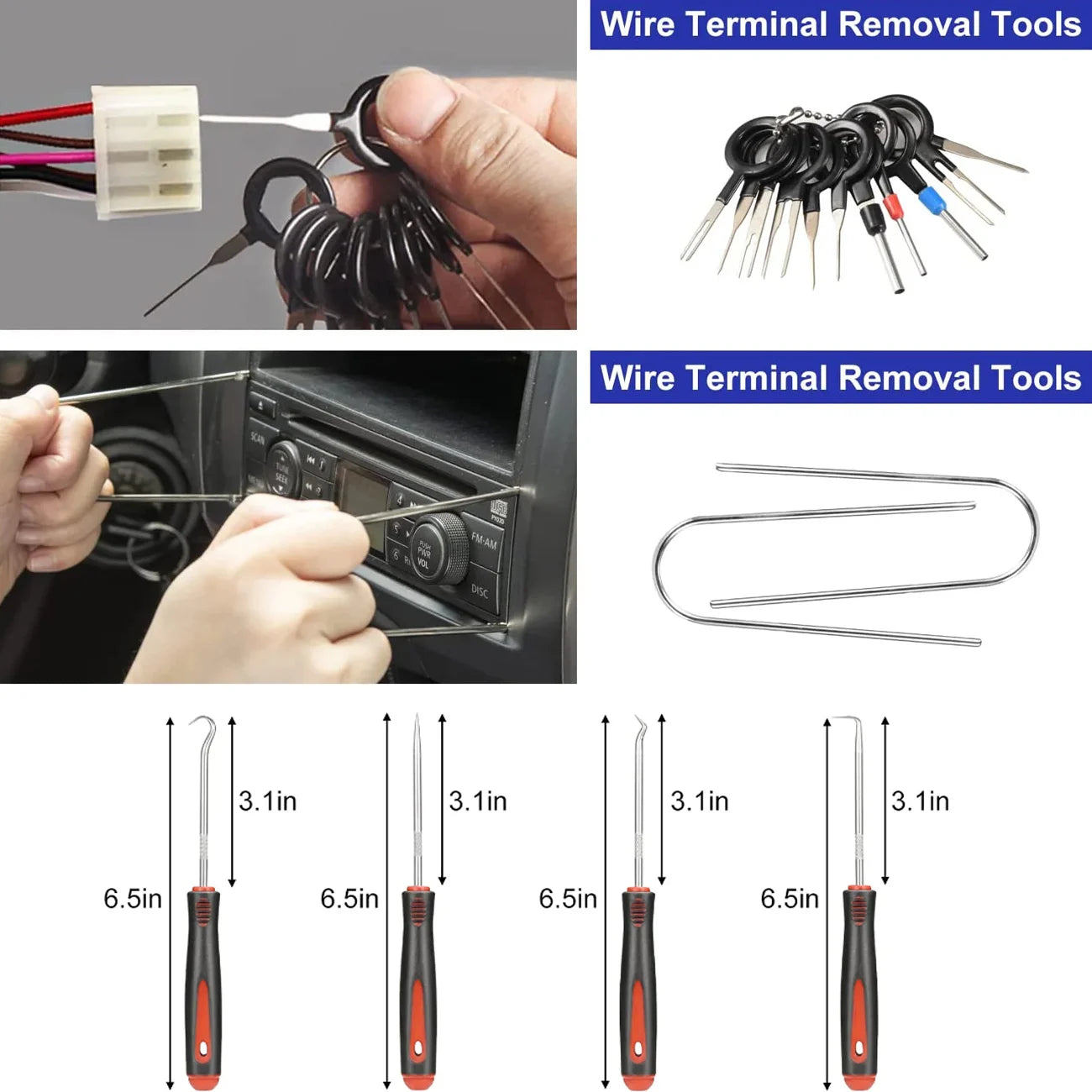 43Pcs Car Trim Removal Tool Set