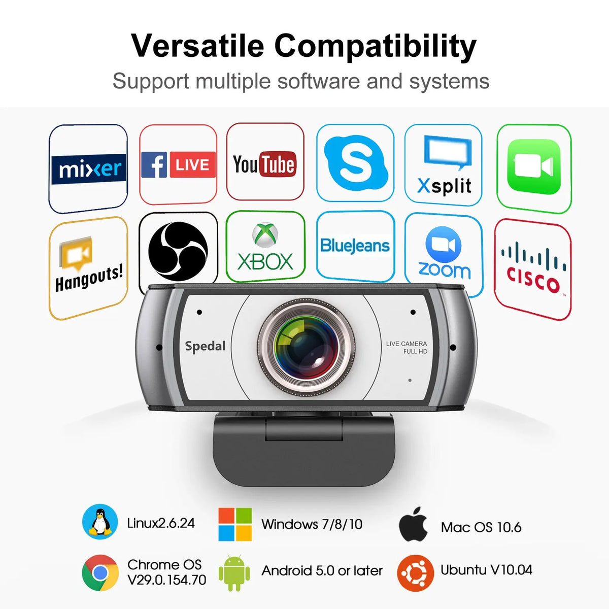 Hd  Webcam with Microphone