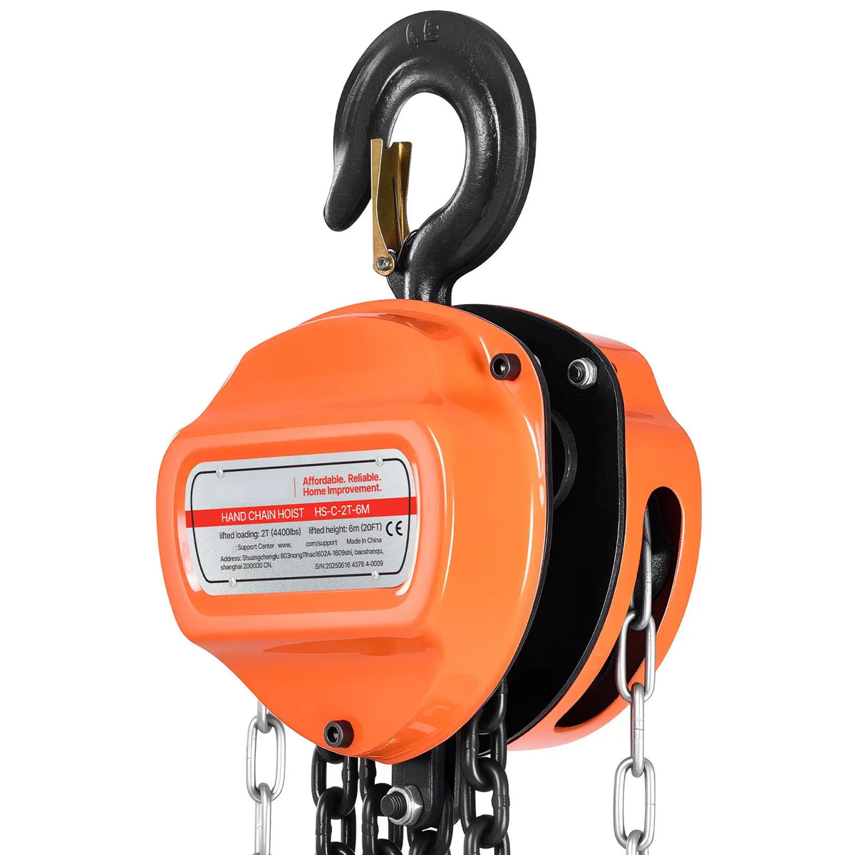 Hand Chain Hoist, 2 Ton