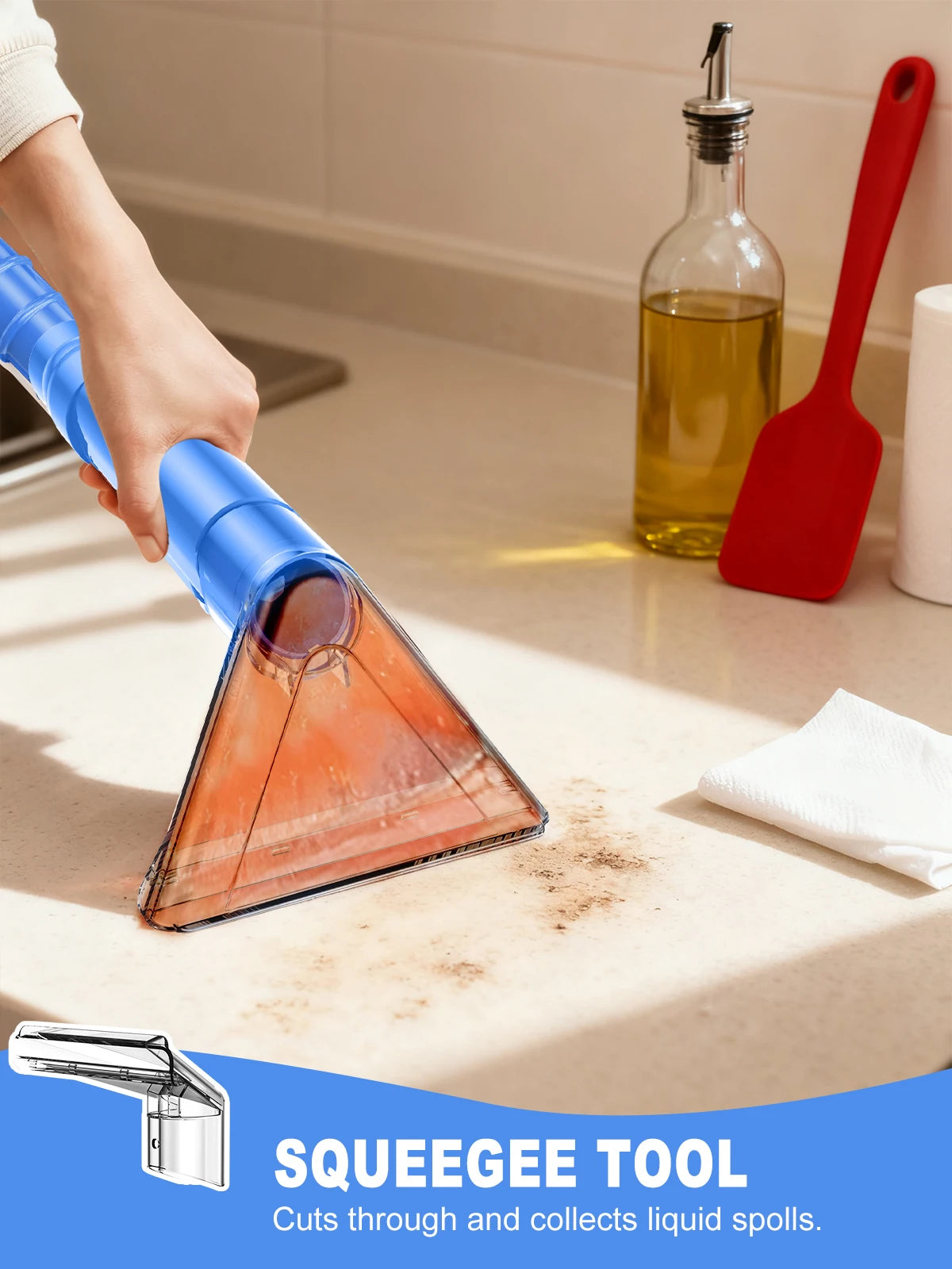 Carpet + Upholstery Cleaner w/ 5 Cleaning Tools