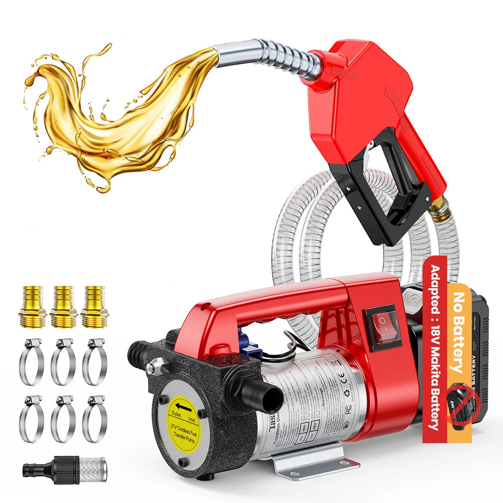 21V Electric Transfer Pump Makita 18V battery