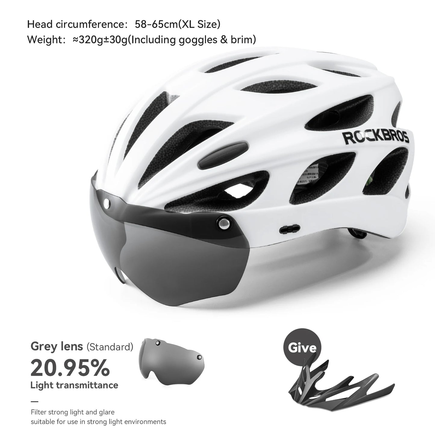 Cycling Helmet With Goggles