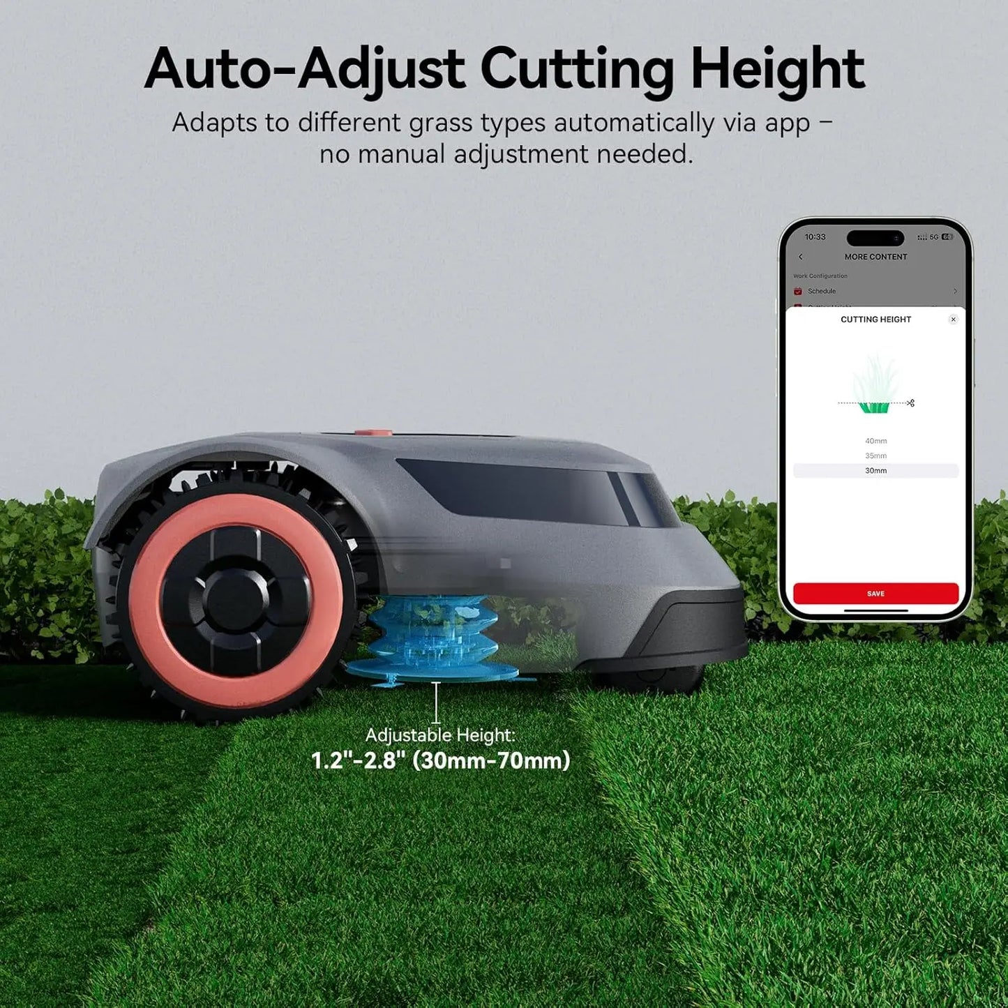 Robotic Lawn Mower for 0.25 Acre
